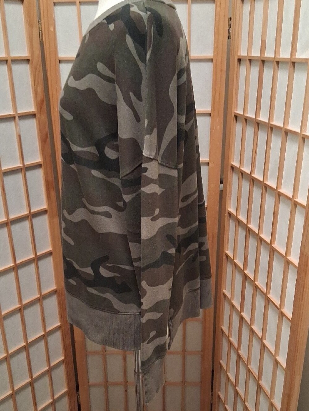 Camouflage Crewneck Olive Camo